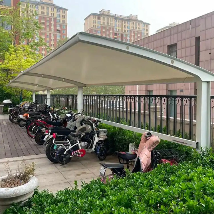 尉犁县膜结构电动车棚